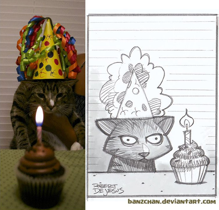 Illustrator Turns Strangers Into Anime Characters