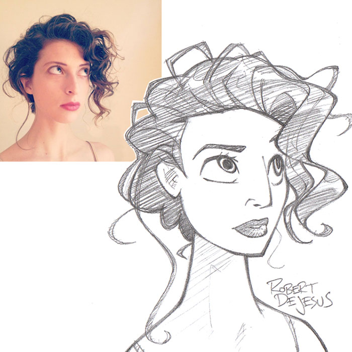 Illustrator Turns Strangers Into Anime Characters