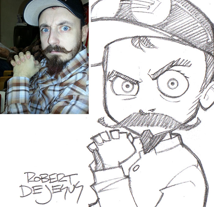 Illustrator Turns Strangers Into Anime Characters