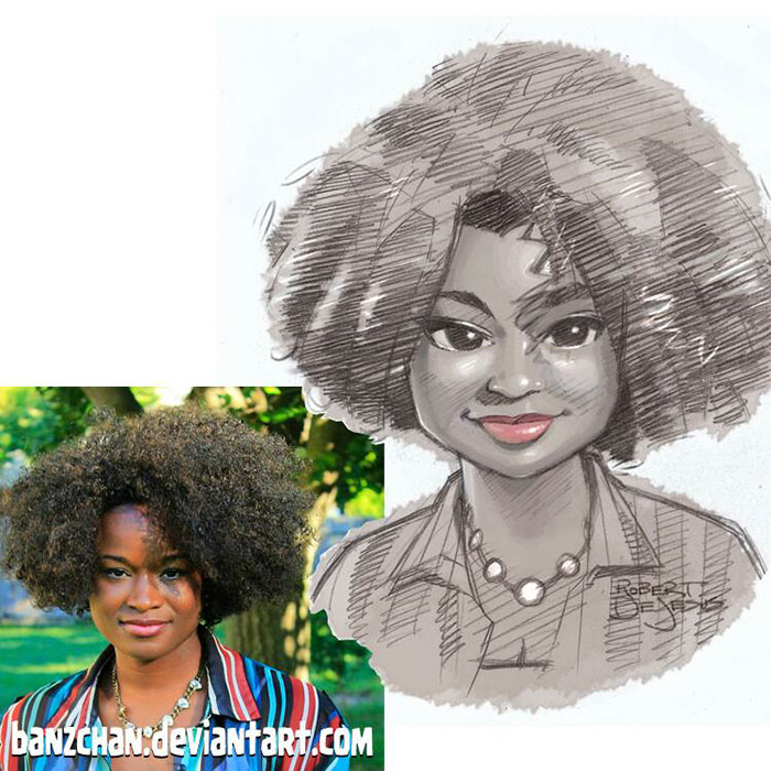 Illustrator Turns Strangers Into Anime Characters