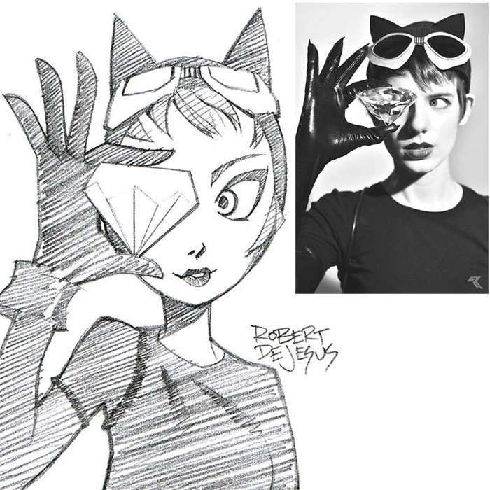 Illustrator Turns Strangers Into Anime Characters