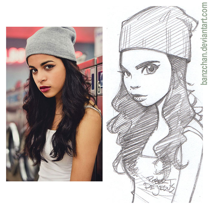 Illustrator Turns Strangers Into Anime Characters