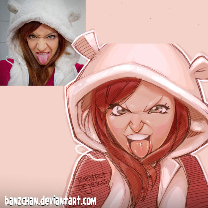 Illustrator Turns Strangers Into Anime Characters