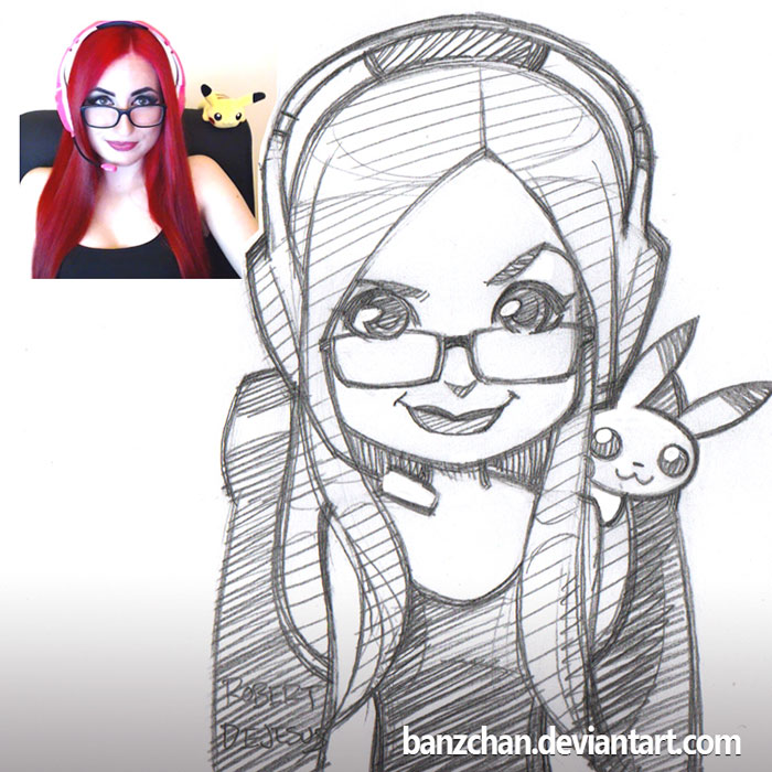 Illustrator Turns Strangers Into Anime Characters