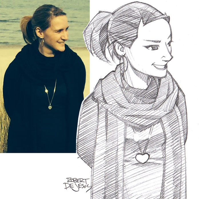 Illustrator Turns Strangers Into Anime Characters