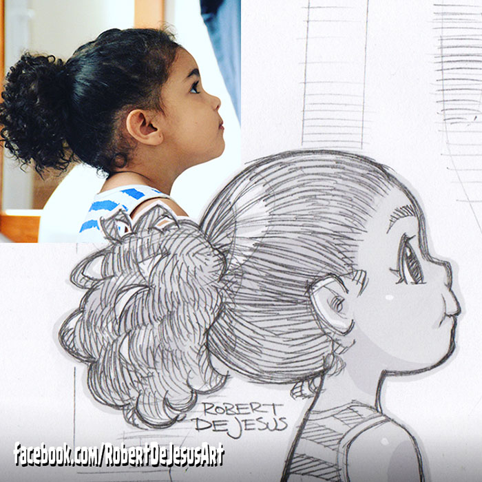 Illustrator Turns Strangers Into Anime Characters