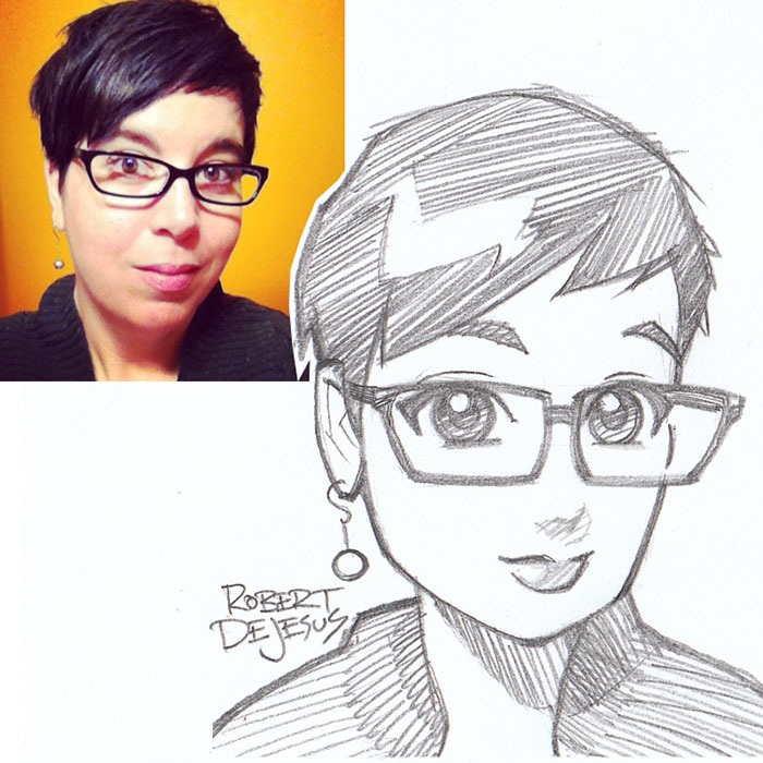 Illustrator Turns Strangers Into Anime Characters