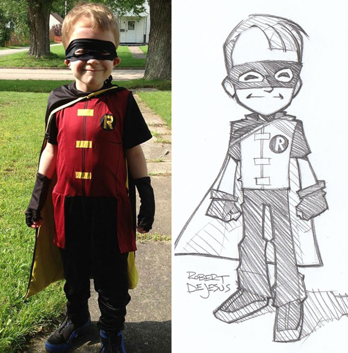 Illustrator Turns Strangers Into Anime Characters