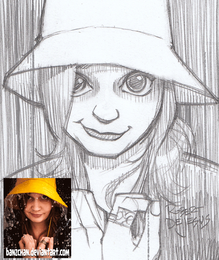 Illustrator Turns Strangers Into Anime Characters