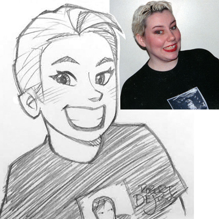 Illustrator Turns Strangers Into Anime Characters