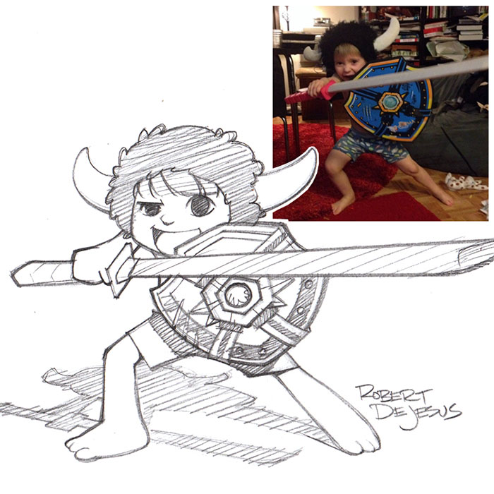 Illustrator Turns Strangers Into Anime Characters