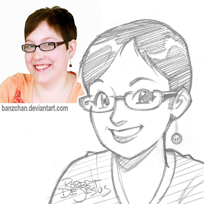 Illustrator Turns Strangers Into Anime Characters