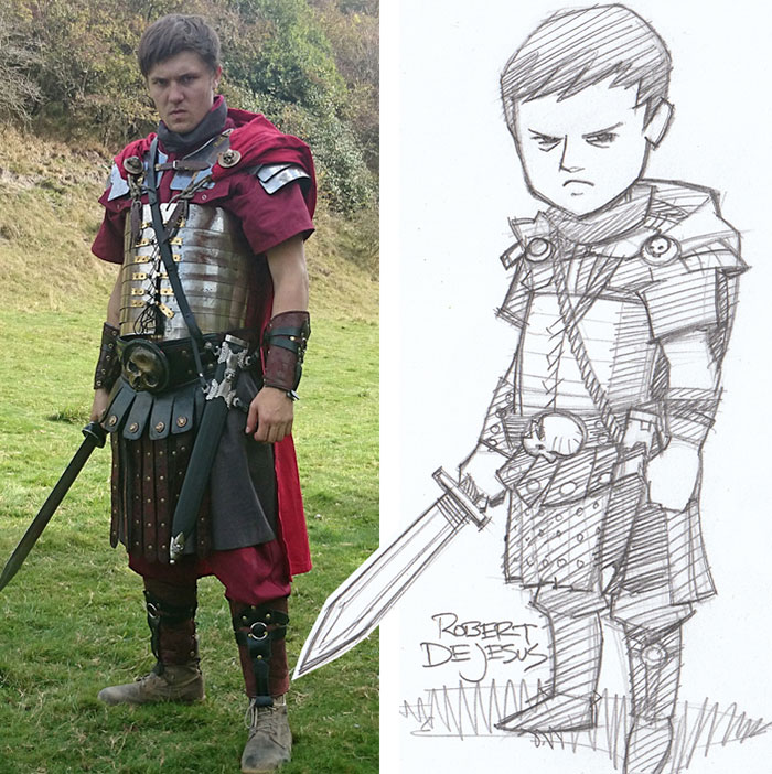 Illustrator Turns Strangers Into Anime Characters