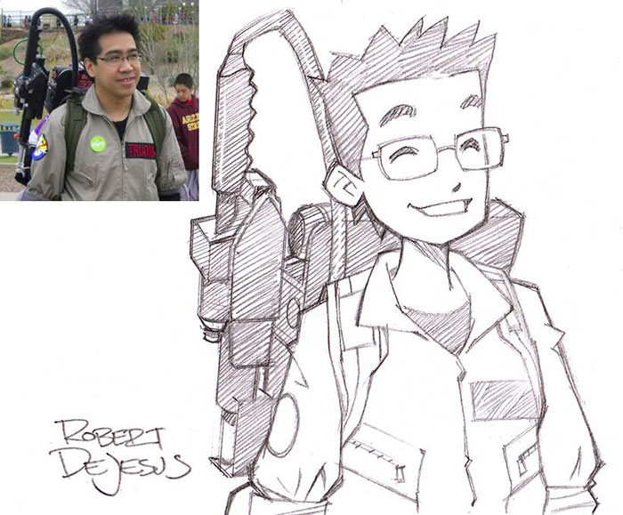 Illustrator Turns Strangers Into Anime Characters