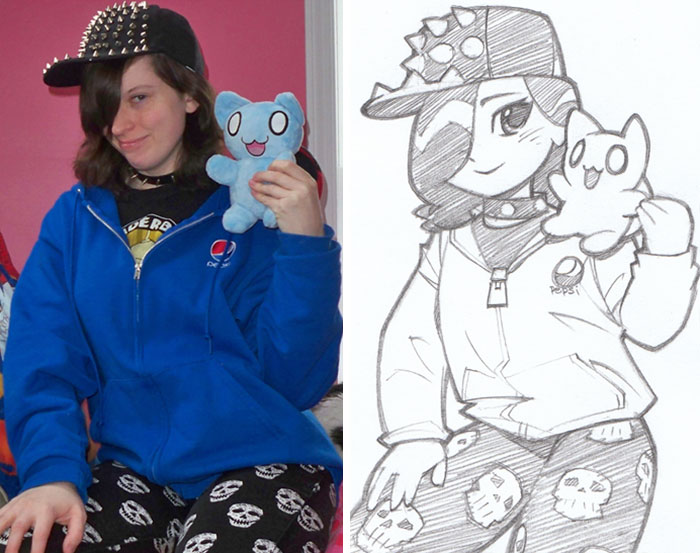 Illustrator Turns Strangers Into Anime Characters