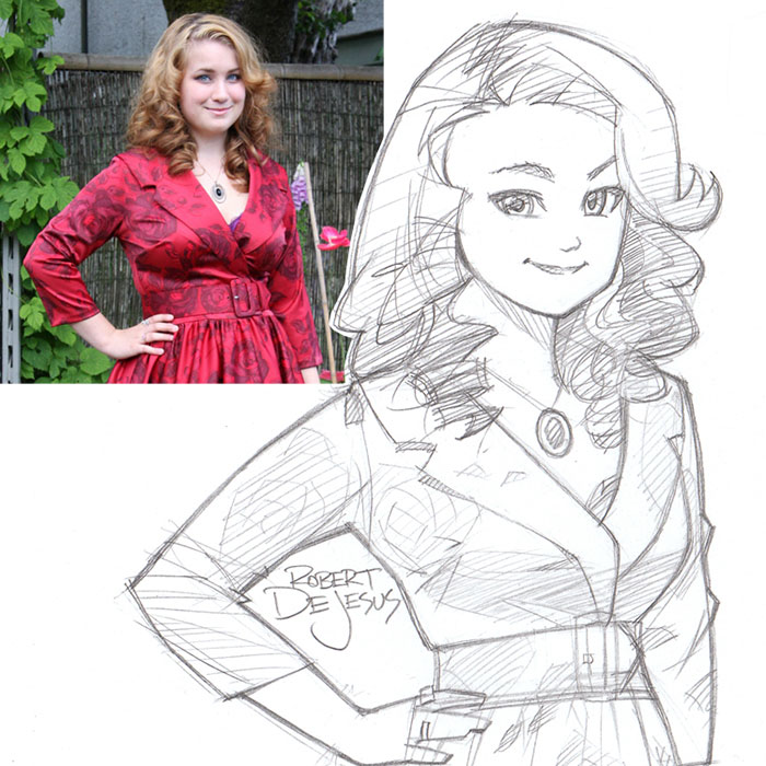 Illustrator Turns Strangers Into Anime Characters