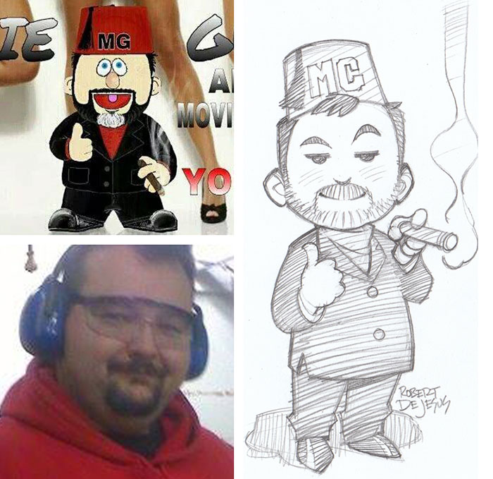 Illustrator Turns Strangers Into Anime Characters