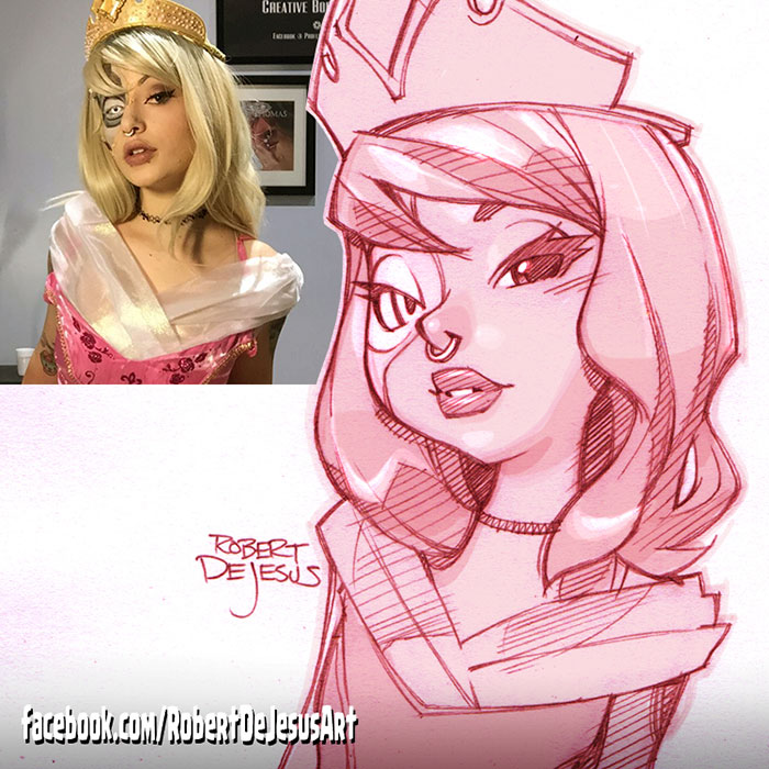 Illustrator Turns Strangers Into Anime Characters