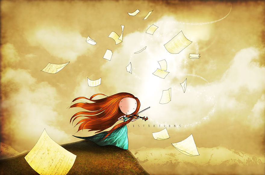 After My Travels, I’ve Spent The Last Two Years Making Illustrations About The Big Adventures Of A Little Girl After My Travels, I’ve Spent The Last Two Years Making Illustrations About The Big Adventures Of A Little Girl