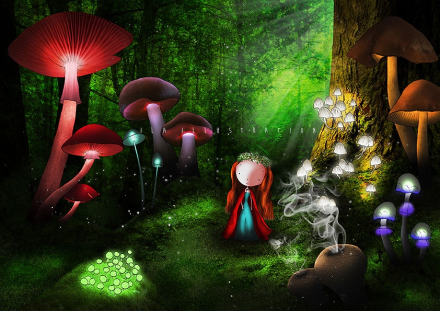 After My Travels, I’ve Spent The Last Two Years Making Illustrations About The Big Adventures Of A Little Girl After My Travels, I’ve Spent The Last Two Years Making Illustrations About The Big Adventures Of A Little Girl