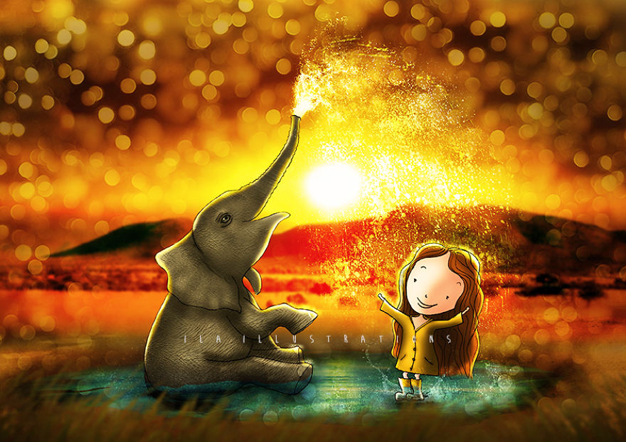 After My Travels, I’ve Spent The Last Two Years Making Illustrations About The Big Adventures Of A Little Girl After My Travels, I’ve Spent The Last Two Years Making Illustrations About The Big Adventures Of A Little Girl