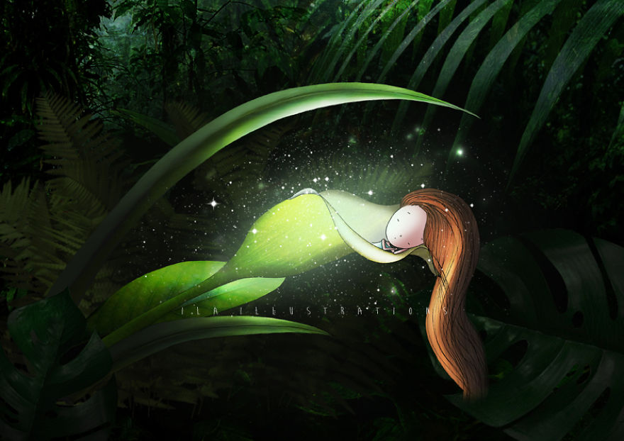 After My Travels, I’ve Spent The Last Two Years Making Illustrations About The Big Adventures Of A Little Girl After My Travels, I’ve Spent The Last Two Years Making Illustrations About The Big Adventures Of A Little Girl