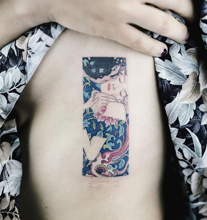 29 Gustav Klimt Tattoos To Show Your Artistic Side 29 Gustav Klimt Tattoos To Show Your Artistic Side