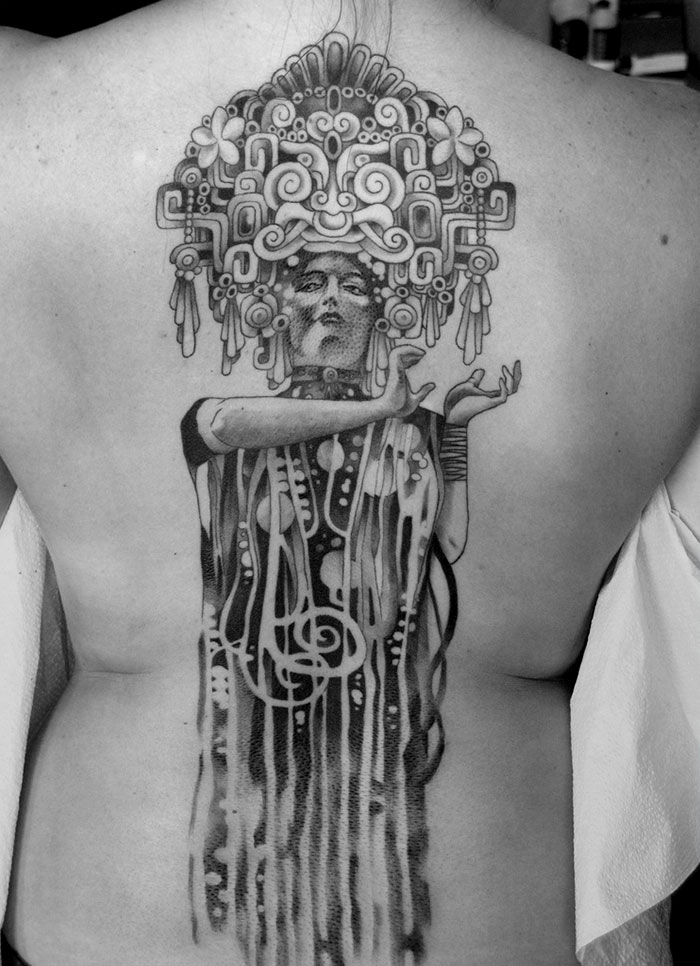 29 Gustav Klimt Tattoos To Show Your Artistic Side 29 Gustav Klimt Tattoos To Show Your Artistic Side