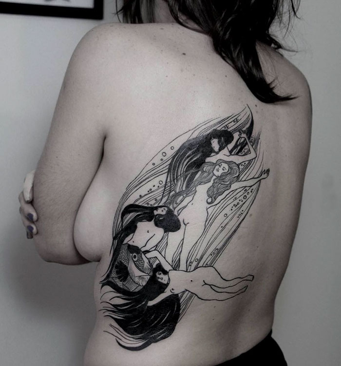 29 Gustav Klimt Tattoos To Show Your Artistic Side 29 Gustav Klimt Tattoos To Show Your Artistic Side