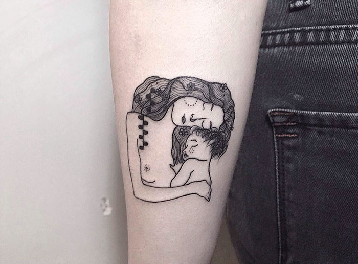 29 Gustav Klimt Tattoos To Show Your Artistic Side 29 Gustav Klimt Tattoos To Show Your Artistic Side