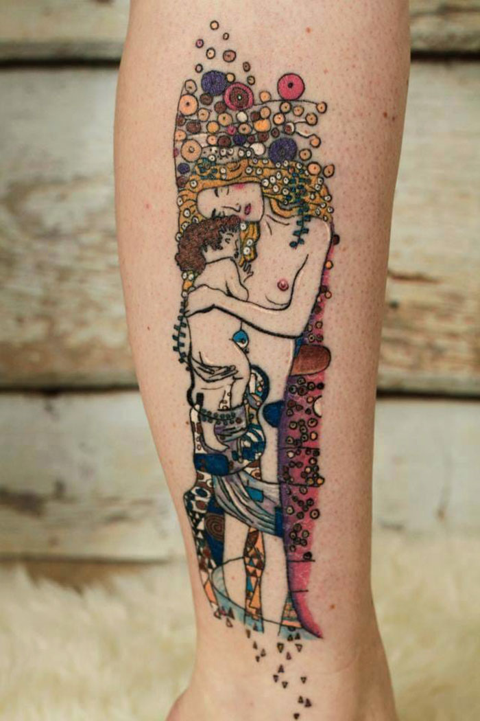 29 Gustav Klimt Tattoos To Show Your Artistic Side 29 Gustav Klimt Tattoos To Show Your Artistic Side