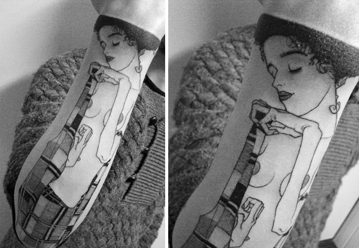 29 Gustav Klimt Tattoos To Show Your Artistic Side 29 Gustav Klimt Tattoos To Show Your Artistic Side