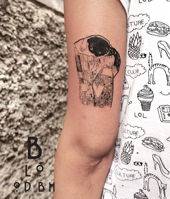 29 Gustav Klimt Tattoos To Show Your Artistic Side 29 Gustav Klimt Tattoos To Show Your Artistic Side
