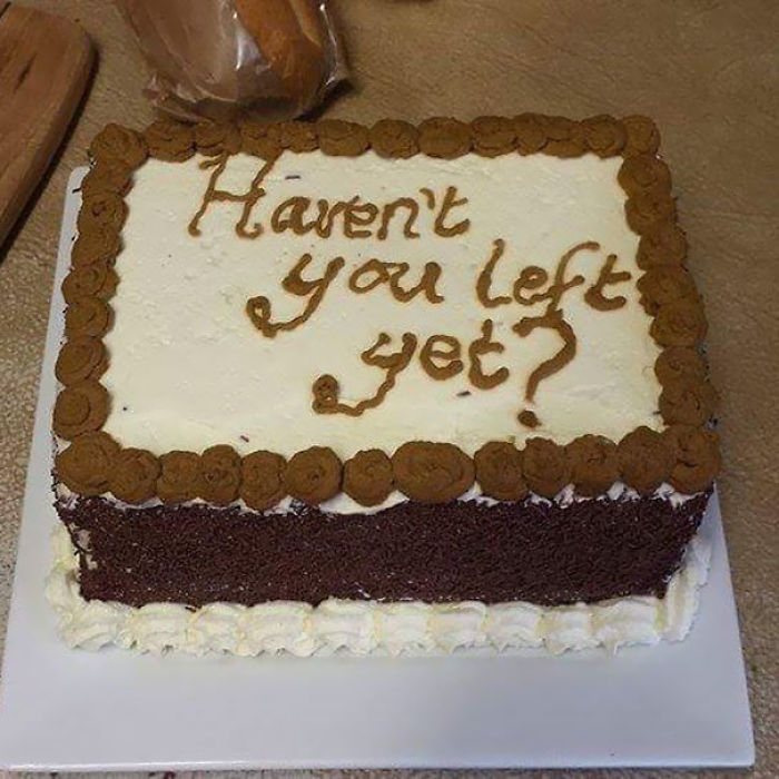 50 Hilarious Farewell Cakes That Employees Got On Their Last Day At The Office 50 Hilarious Farewell Cakes That Employees Got On Their Last Day At The Office