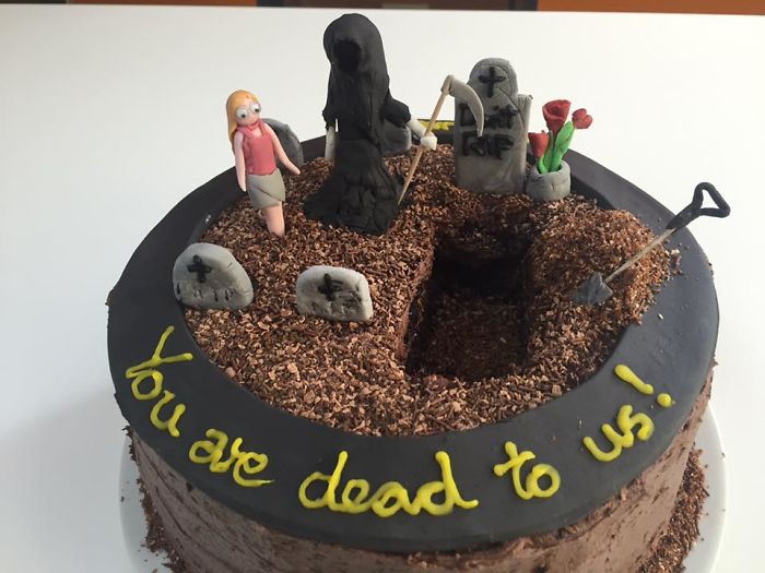 50 Hilarious Farewell Cakes That Employees Got On Their Last Day At The Office 50 Hilarious Farewell Cakes That Employees Got On Their Last Day At The Office