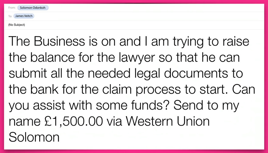 Guy Replies To Internet Scammer, And Things Escalated Hilariously Guy Replies To Internet Scammer, And Things Escalated Hilariously