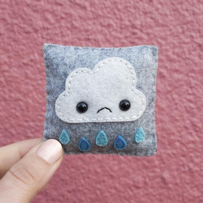 Artist Felts 100 Cute Faces For 100 Straight Days Artist Felts 100 Cute Faces For 100 Straight Days