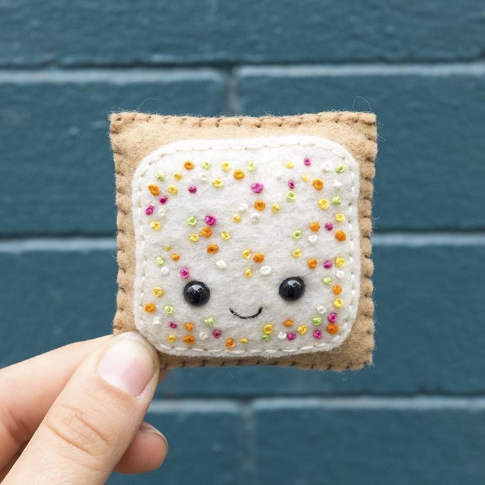 Artist Felts 100 Cute Faces For 100 Straight Days Artist Felts 100 Cute Faces For 100 Straight Days