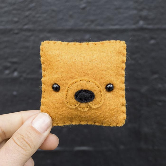 Artist Felts 100 Cute Faces For 100 Straight Days Artist Felts 100 Cute Faces For 100 Straight Days