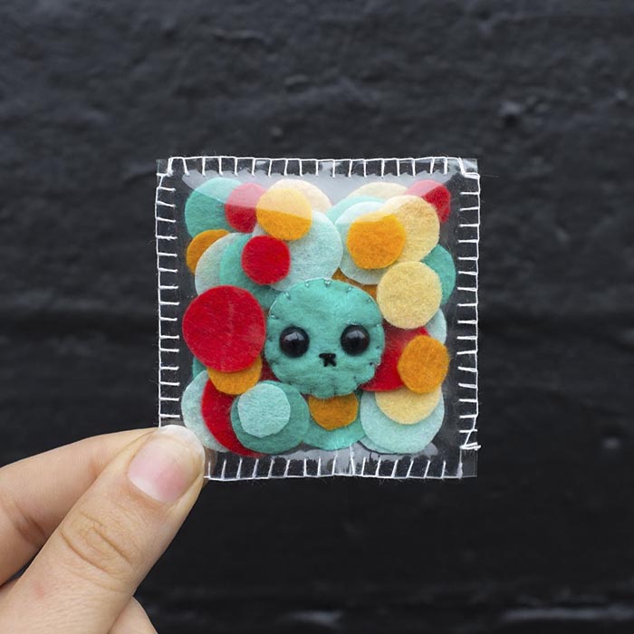 Artist Felts 100 Cute Faces For 100 Straight Days Artist Felts 100 Cute Faces For 100 Straight Days