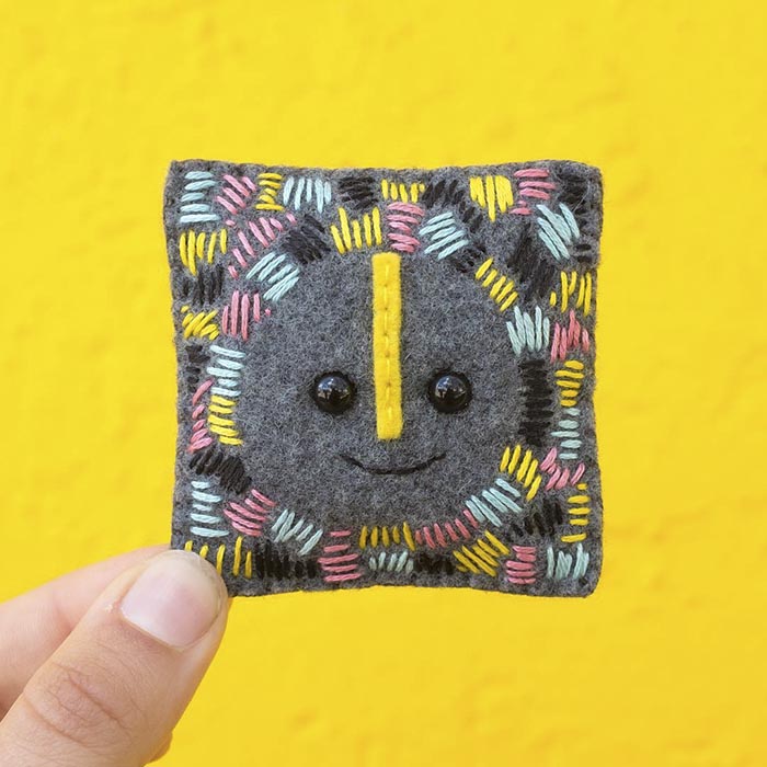 Artist Felts 100 Cute Faces For 100 Straight Days Artist Felts 100 Cute Faces For 100 Straight Days