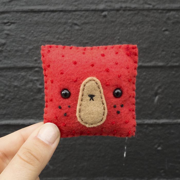 Artist Felts 100 Cute Faces For 100 Straight Days Artist Felts 100 Cute Faces For 100 Straight Days