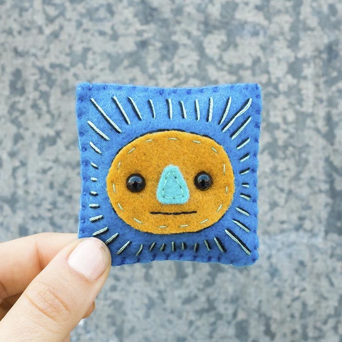 Artist Felts 100 Cute Faces For 100 Straight Days Artist Felts 100 Cute Faces For 100 Straight Days