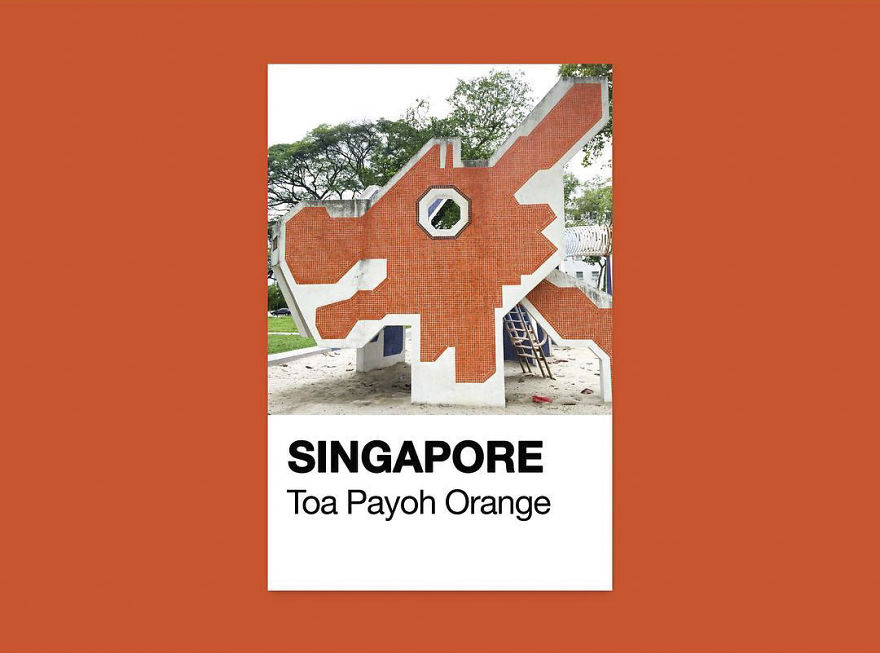 Iconic Places In Singapore Reimagined As Pantone Colours