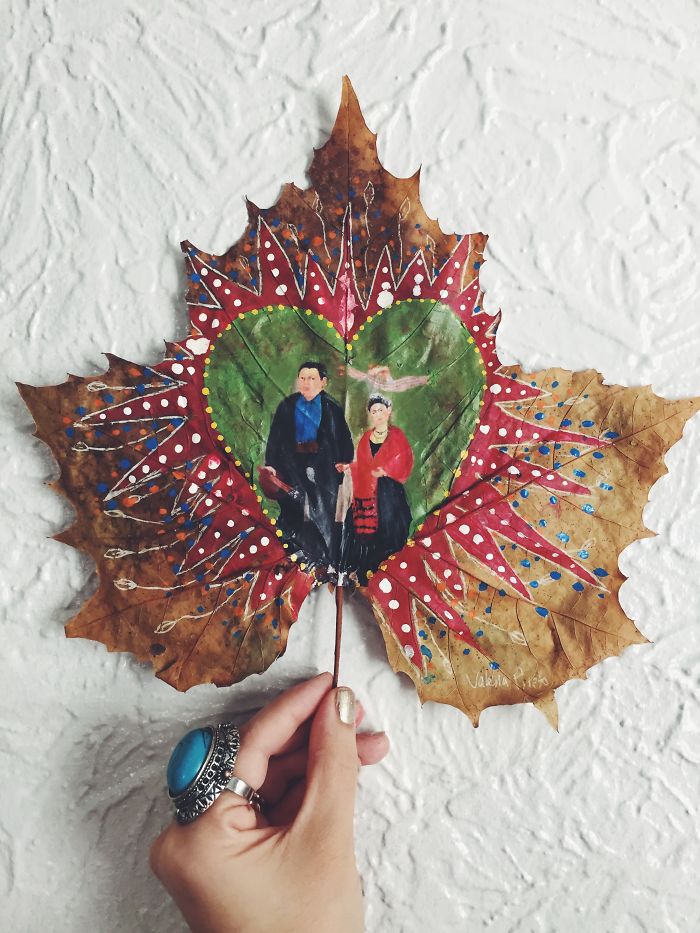 I Paint On Fallen Autumn Leaves I Paint On Fallen Autumn Leaves