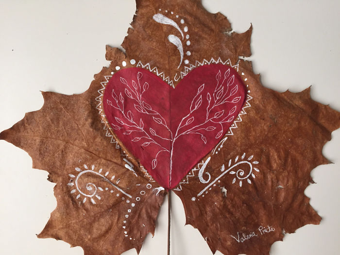I Paint On Fallen Autumn Leaves I Paint On Fallen Autumn Leaves