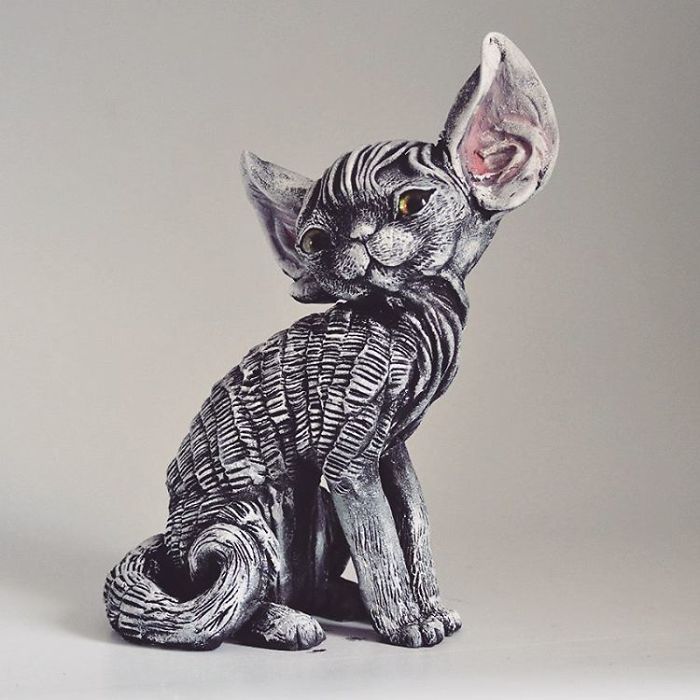 Russian Artist Combines Fantasy And Rasta Elements To Create Magical Cats