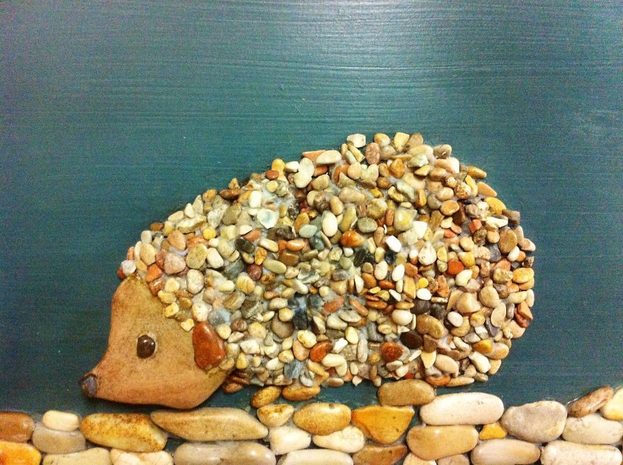 I Create Art From Stones I Find On The Beach I Create Art From Stones I Find On The Beach