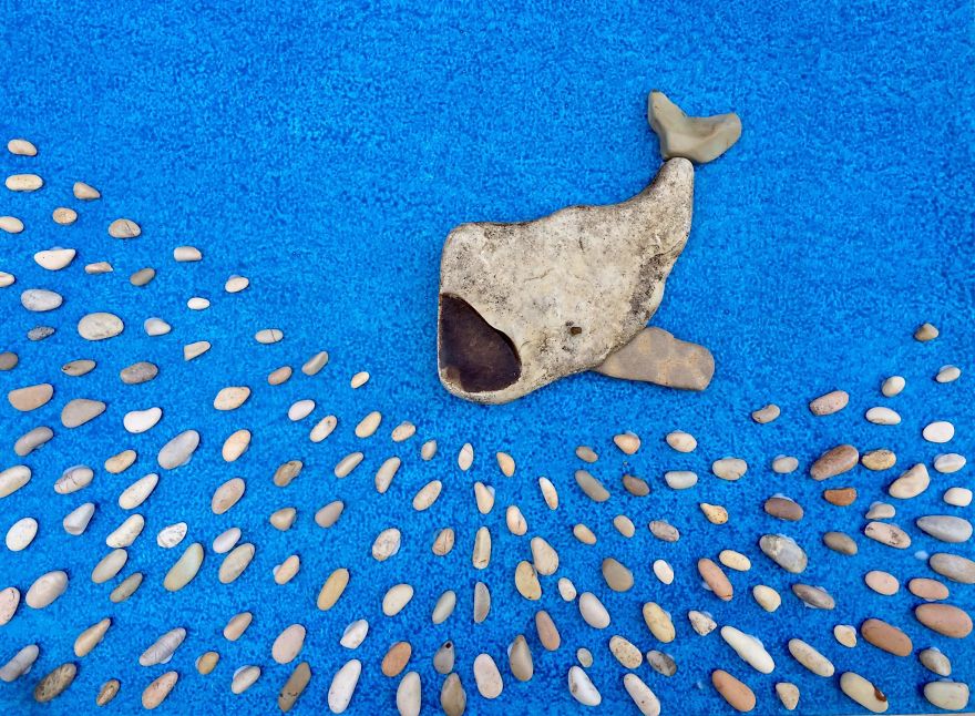 I Create Art From Stones I Find On The Beach I Create Art From Stones I Find On The Beach
