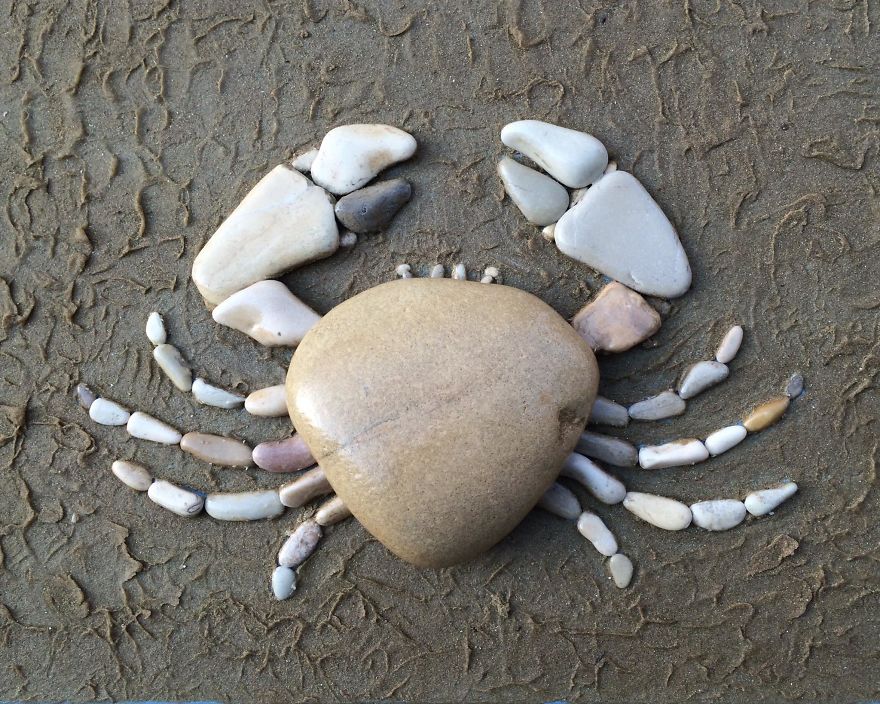 I Create Art From Stones I Find On The Beach I Create Art From Stones I Find On The Beach